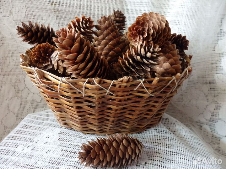 Шишки для рукоделия, декора и другого применения