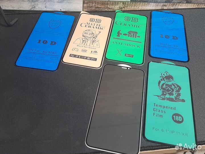 Защитные стекла на все модели iPhone