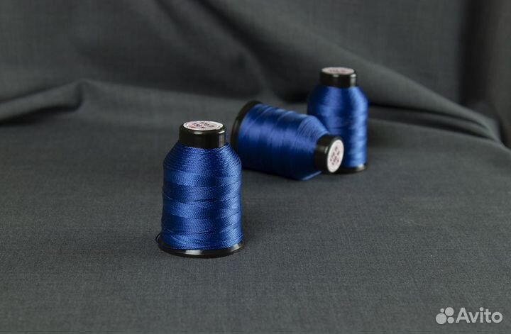 Нитки для кожи. 0,45 мм. Синие