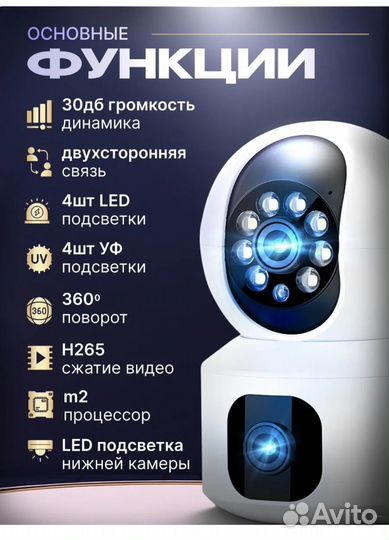 Камера видеонаблюдения, видеоняня