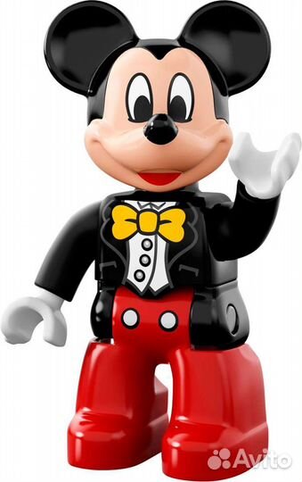 Lego duplo поезд, день рождения Микки и Минни