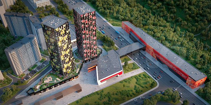 1-к. квартира, 27,1 м², 16/28 эт.