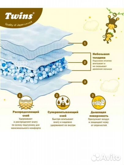 Подгузники трусики Твинс