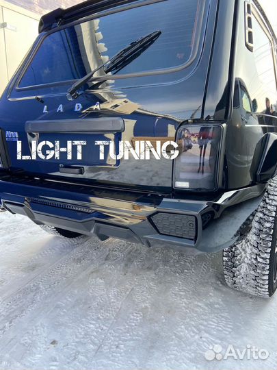 Бампер niva тюнинг задний