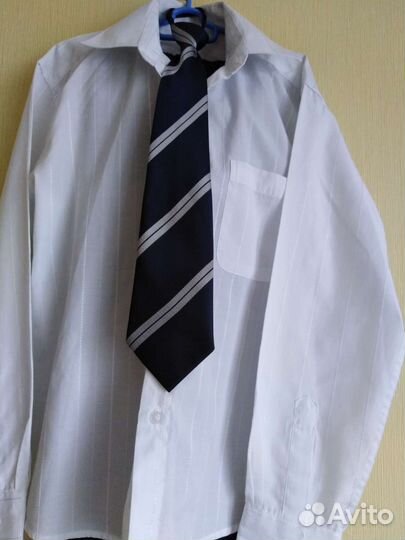 Костюм и рубашка для школы