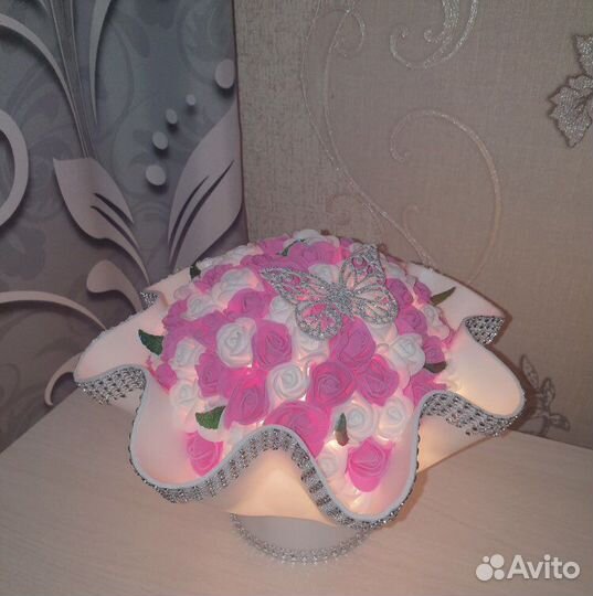 Новый Светильник ночник Букет Цветы