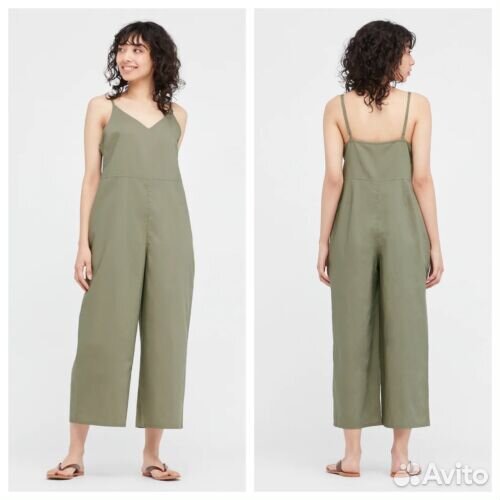 Льняной новый женский комбинезон Uniqlo