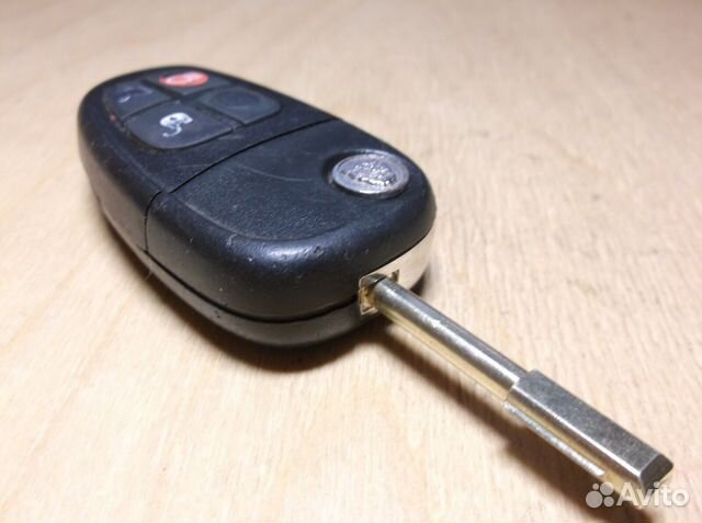 1X43-15K601-BC Jaguar чип ключ 4 кнопки