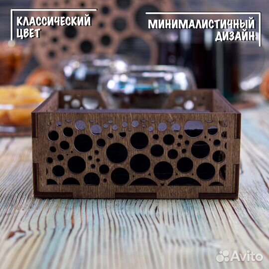 Салфетница из дерева