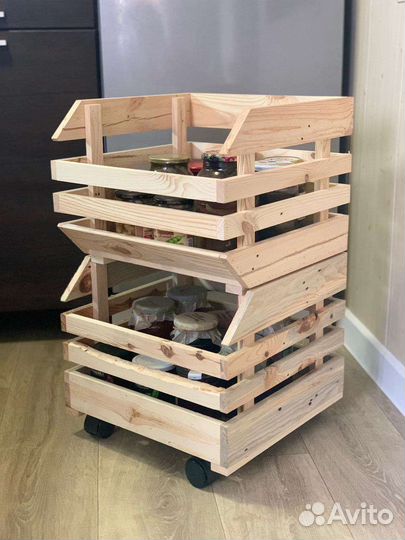 Ящик стеллаж для хранения овощей, фруктов