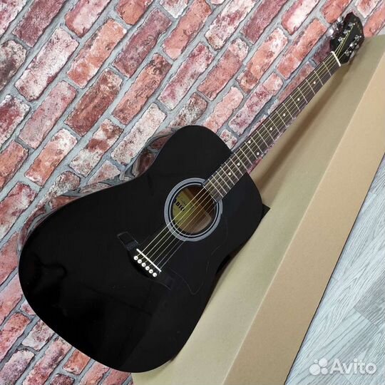 Гитара акустическая новая большой корпус ель