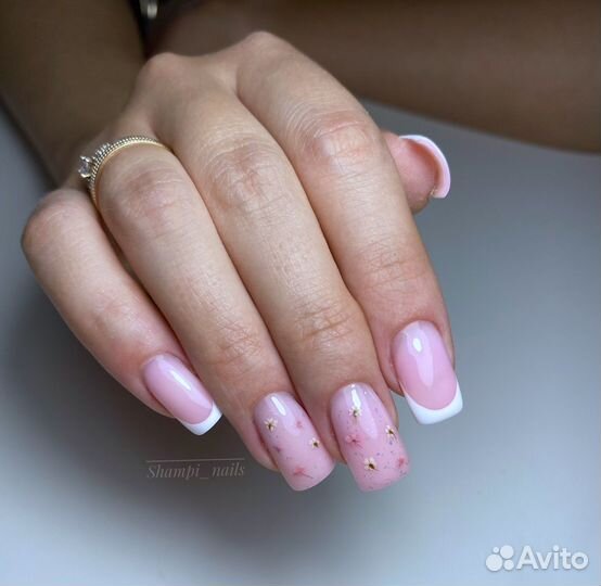 Маникюр гель-лак, наращивание