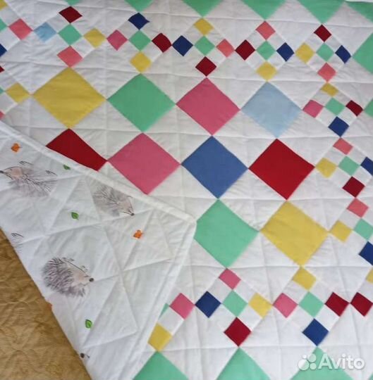 Лоскутное покрывало ручной работы детское Новое