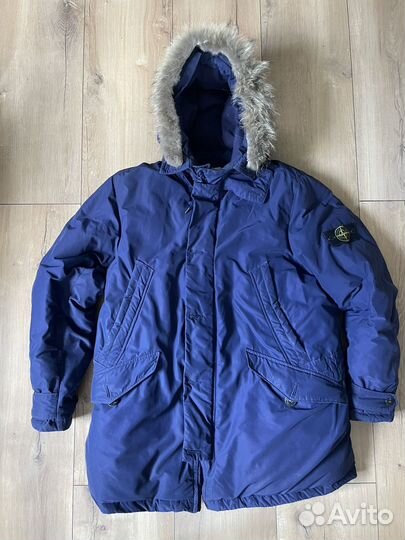 Зимняя stone island micro reps down parka