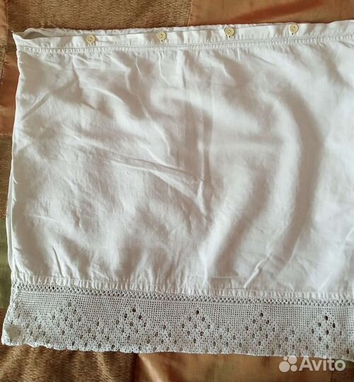 Подзоры, наволочки,скатерть старинные