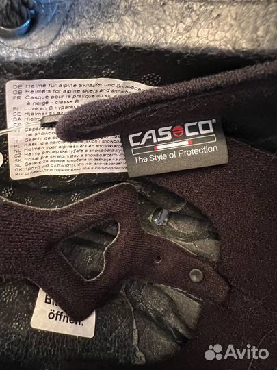 Шлем велосипедный детский, Casco, 50-55 см