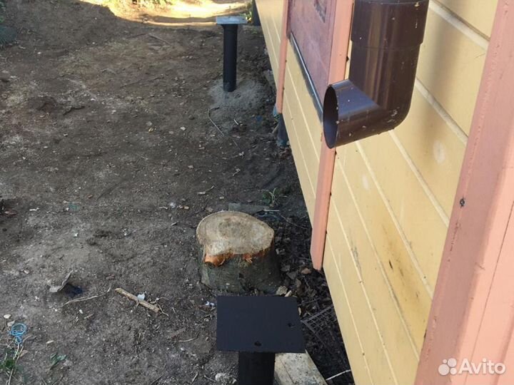 Винтовые сваи обвязка