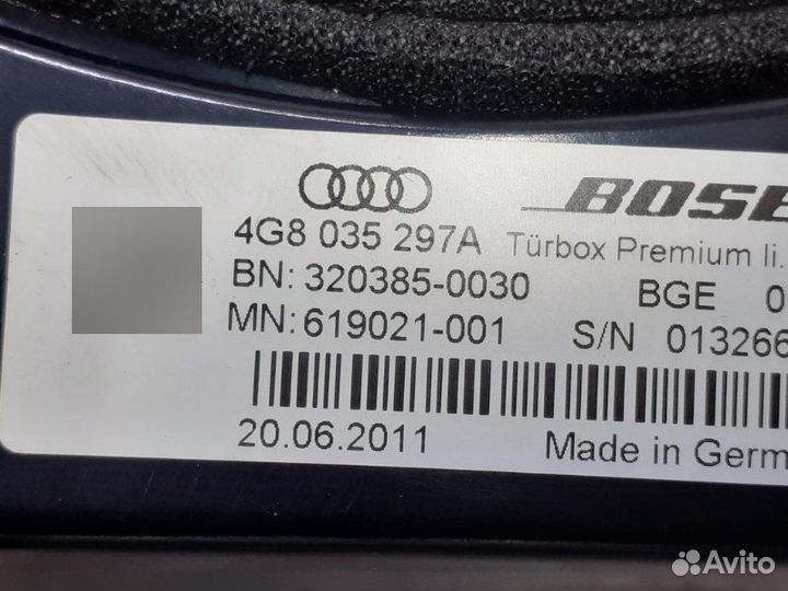 Динамик передний левый Audi A7 C7 3.0 CGW 2011