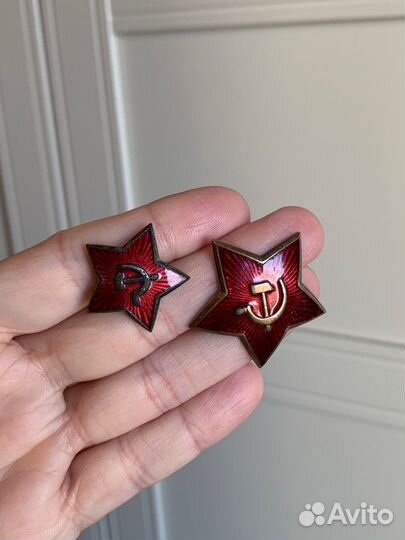 Звезда на фуражку СССР большая