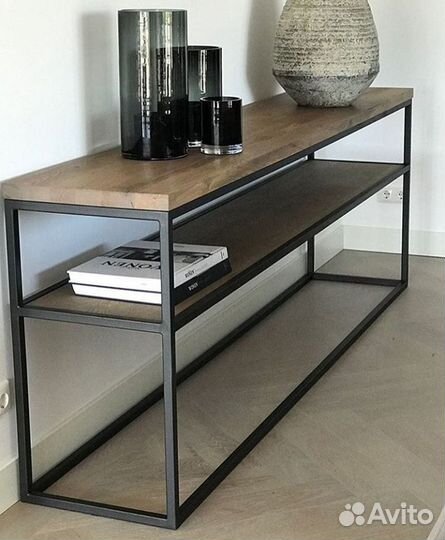 Консоль лофт. Подставка под тв