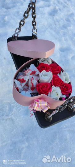 Букет в сердце