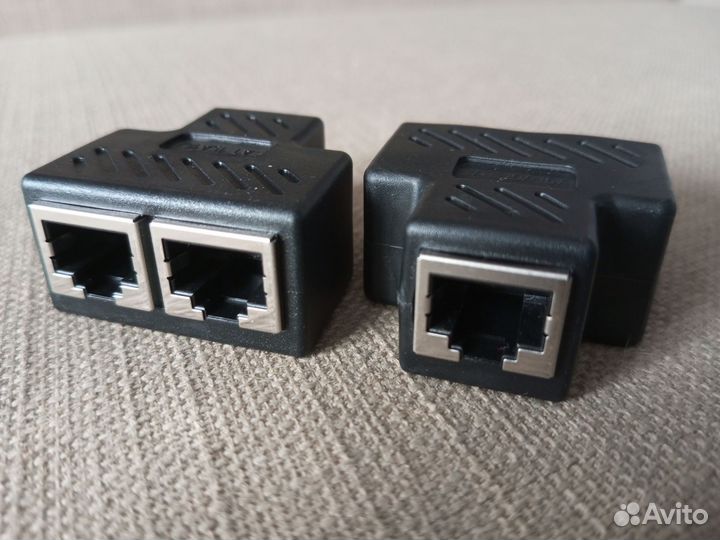 Переходник/сплиттер сетевой RJ-45/2*RJ-45