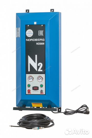 Установка накачки шин азотом Nordberg
