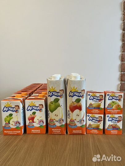 Агуша: пюре, соки, каши, смесь (обмен на молоко)