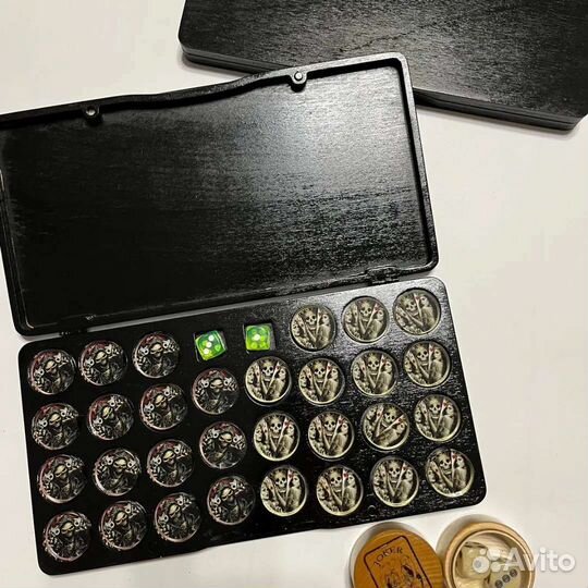 Фишки для нард из оргстекла