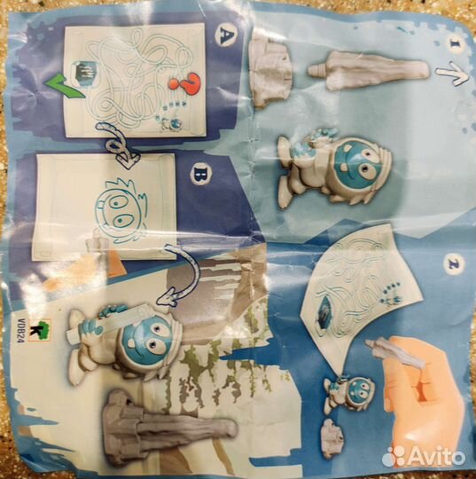 Kinder maxi 2 фигурки Йети