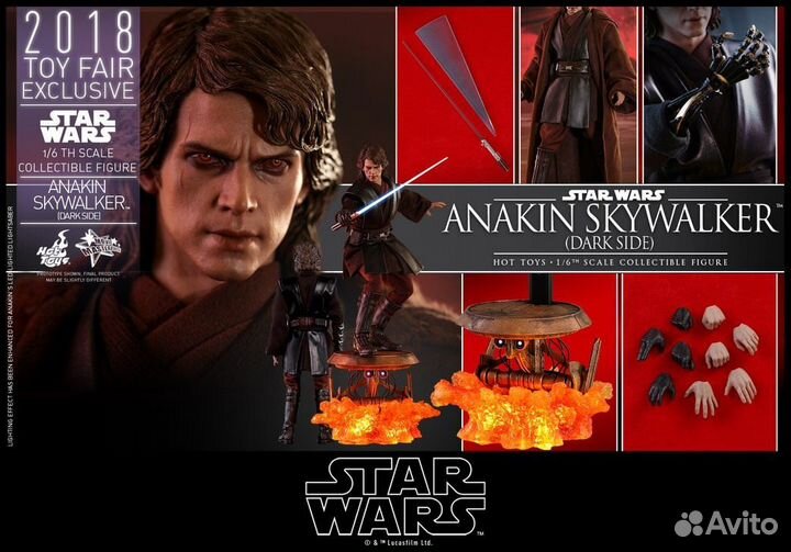 Hot Toys MMS486 Anakin Skywalker (Dark Side) (excl