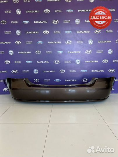 Бампер Задний Volkswagen Polo (2010) / коричневый