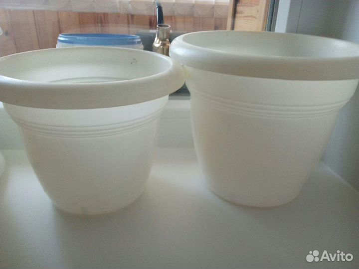 Цветочные горшки б/у, разные размеры