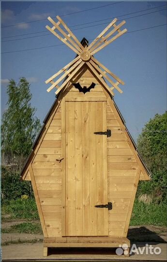 Уличный туалет деревянный упг 187