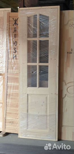 Двери филенчатые под стекло