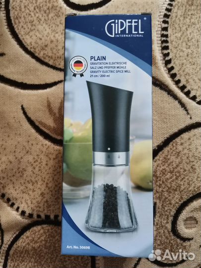 Мельница для специй электрическая гипфель