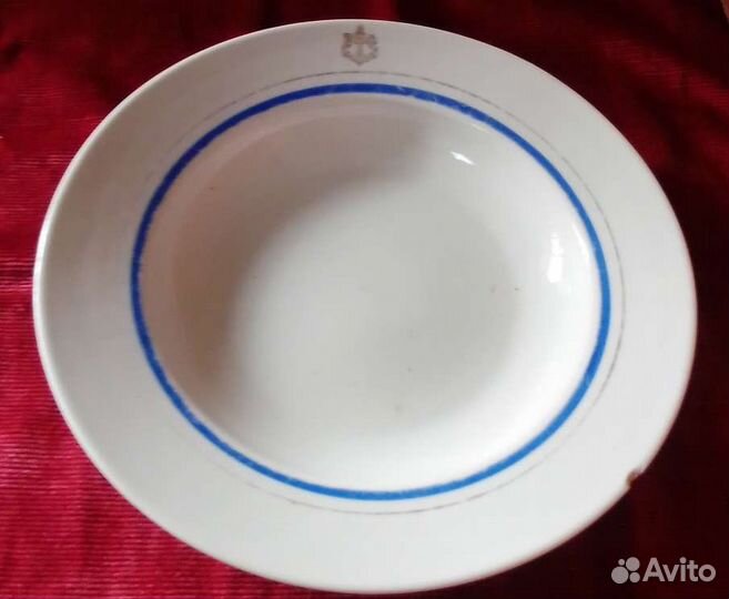 Тарелка большая,суповая вмф