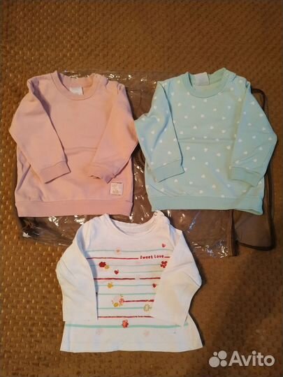 Пакет вещей на девочку 74- 80 размер