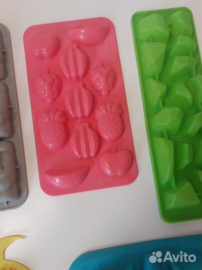 Силиконовые формы для шоколада, конфет, льда