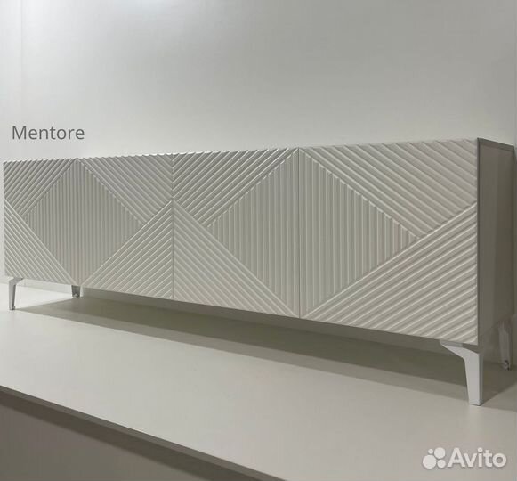 Тумба тв Bravo в белом цвете (1800х400х400 мм)