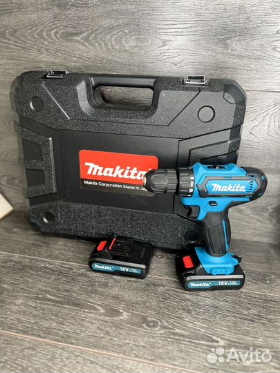 Аккумуляторная дрель шуруповерт makita 18v