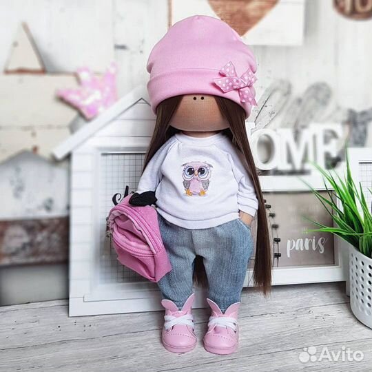 Интерьерная кукла, текстильная кукла