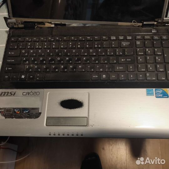 Ноутбук MSI CR-620 (на запчасти)