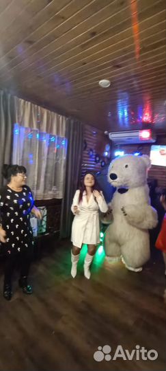 Белый мишка поздравление