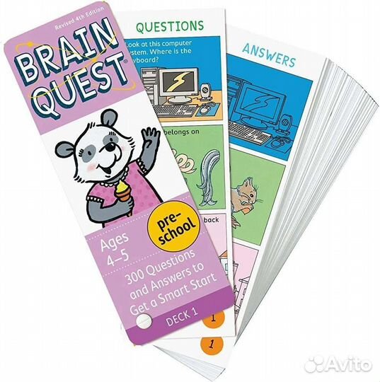 Новые карточки на английском Brain Quest