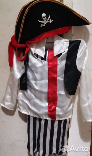 Костюм пирата 110-116р на 5-6лет