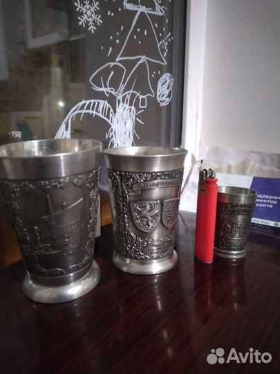 Стаканы олово,Гдр