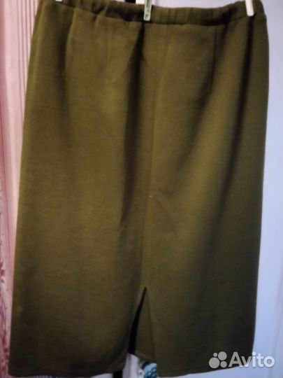 Костюм трикотажный шерстяной жёлтый