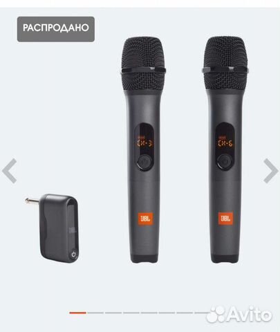 Микрофоны JBL Wireless Microphone Set в наличии объявление продам