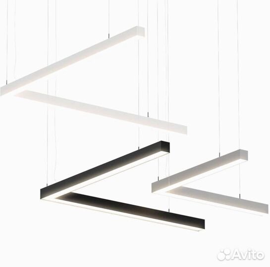 Светильник профильный угловой